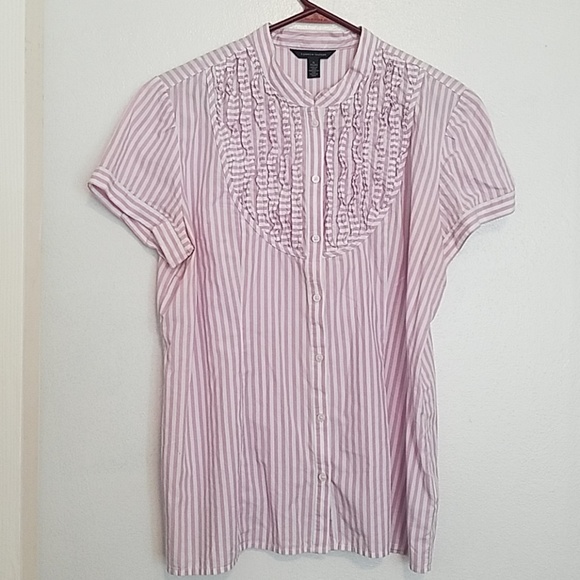 Tommy Hilfiger Tops - Tommy Hilfiger button down striped shirt
